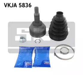 Шарнір рівних кутових швидкостей, с елементами монтажу SKF VKJA 5836
