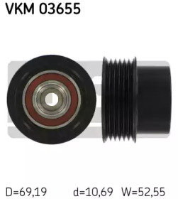 Механізм вільного руху генератора SKF VKM 03655