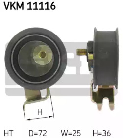 Шків натяжний SKF VKM 11116