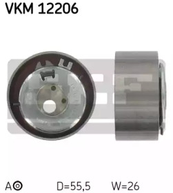 Шків натяжний SKF VKM 12206