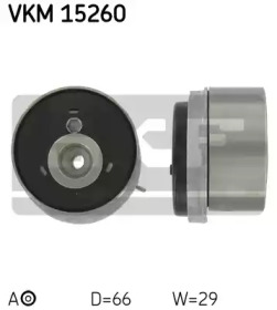 Шків натяжной SKF VKM 15260