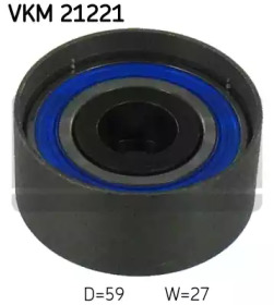 Ролик ГРМ VW Golf V/Touran 2.0 FSI 03-08 (паразитний) (59x27) SKF VKM 21221