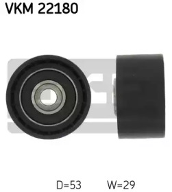 Шків привідного паса SKF VKM 22180