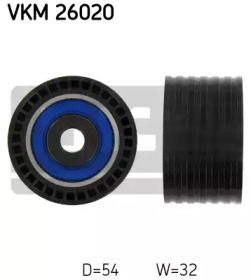 Шків привідного паса SKF VKM 26020