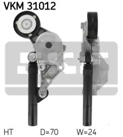 Натяг паса SKF VKM 31012