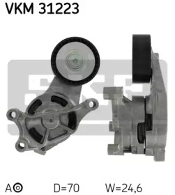 Натяжник ременя генератора VW Passat B6 2.0 FSI 05-10 (70x24.6) SKF VKM 31223