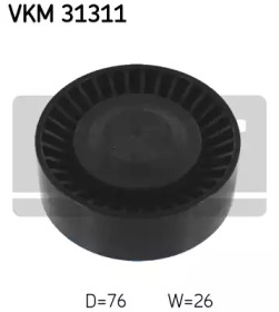 Ролик обвідний ременя поліклинового (приводного) SKF VKM31311