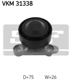 Ролик генератора Skoda Fabia/VW Polo 1.0/1.6 14- (натяжний) (75х26) SKF VKM 31338