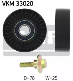 Шків привідного паса SKF VKM 33020