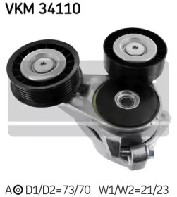 Шків натяжной SKF VKM 34110