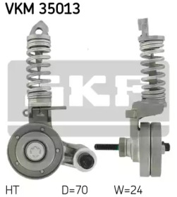 Натяжник ременя генератора Opel Astra G/H/J/Corsa B/C/D/E 1.2/1.4 16V 98- (70x24) SKF VKM 35013