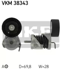 Натяжник ременя генератора BMW 3 (E90) 07-11 N43/N46 (70x28) SKF VKM 38343