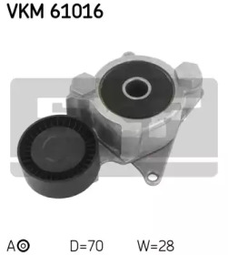 Натяжник ременя генератора Toyota Rav4/Lexus IS 2.0/2.2D 05- (70x28) SKF VKM 61016