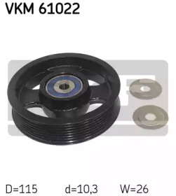 Шків SKF VKM61022