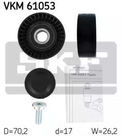 VKM 61053 SKF Ролик модуля натягувача ременя
