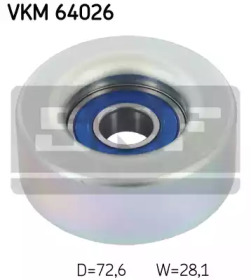 Направляючий ролик SKF VKM 64026
