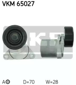 Натяжник ременя генератора Hyundai Santa Fe/Kia Sportage 2.0/2.2 CRDi 01- SKF VKM 65027