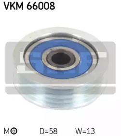Шків привідного паса SKF VKM 66008