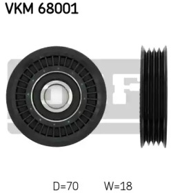 Ролик модуля SKF VKM 68001