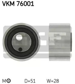 Шків привідного паса SKF VKM 76001