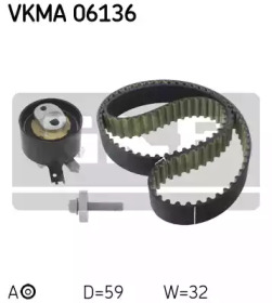 Комплект ГРМ Renault Kangoo/Dokker/Logan 1.5dCi 10- (27x119z) SKF VKMA 06136 — фото 2