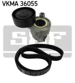 Поликлиновой ремінний комплект SKF VKMA 36055