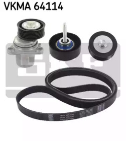 Комплект привідного ременя SKF VKMA 64114