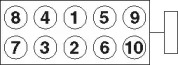 Комплект болтів GOETZE 22-53008B