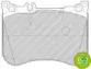 Комплект тормозных колодок PREMIER ECO FRICTION Ferodo FDB4800