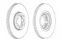Гальмівний диск (РОЗПРОДАЖ) Ferodo DDF1113