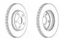 Тормозной диск Ferodo DDF1789C