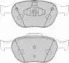Комплект гальмівних колодок с 4 шт. дисків Ferodo FSL1568