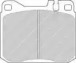Комплект тормозных колодок SL Ferodo FSL243