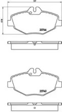 Комплект тормозных колодок Brembo P50049
