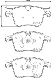 Комплект тормозных колодок DIRECTIONAL BRAKE PADS Brembo P61127