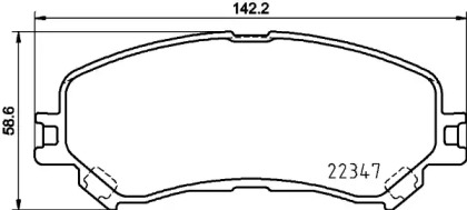 Комплект тормозных колодок Brembo P68067