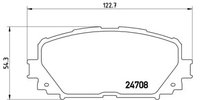 Тормозные колодки (РОЗПРОДАЖ) Brembo P83101