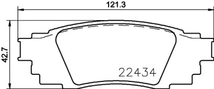 Комплект гальмівних колодок з 4 шт. дисків Brembo P83160