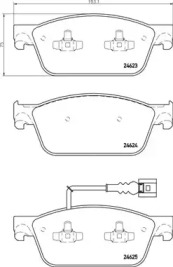 Тормозные колодки Brembo P85141