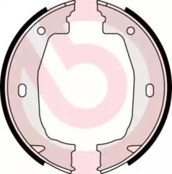 Тормозные колодки барабані Brembo S06510