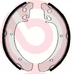 Гальмівні колодки барабані Brembo S41503