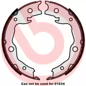 Гальмівні колодки барабані Brembo S56545