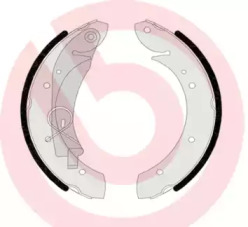 Тормозные колодки барабані Brembo S61524