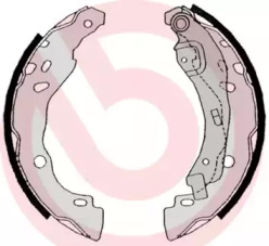 Тормозные колодки барабані Brembo S68525