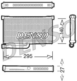 Радіатор системи опалення салона Denso DRR02004