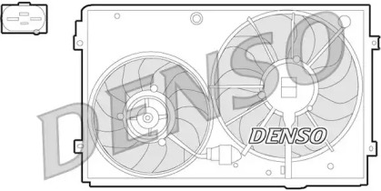 Вентилятор охолодження радіатора Denso DER32011