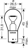 Автолампа Osram (PY21W 12V BAU15s) 7507