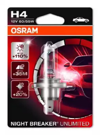 Автолампа Osram (H4 12V 60/55W P43t) 64193NBU-01B