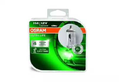 (к/т 2 шт) Автолампа Osram (60/55W 12V P43T) 64193ULT-HCB