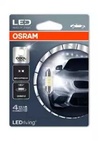 Лампа світлодіодна Osram LED (12V 1W 6000K) 6431CW-01B